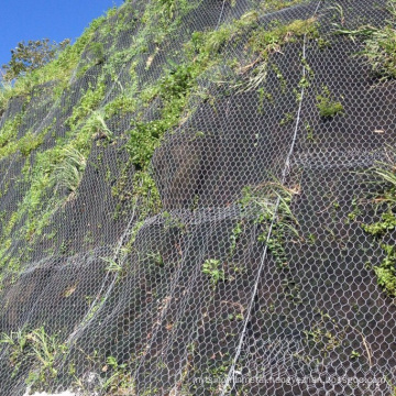 Slope Protection System rockfall barrier hexagonal mesh rockfall netting